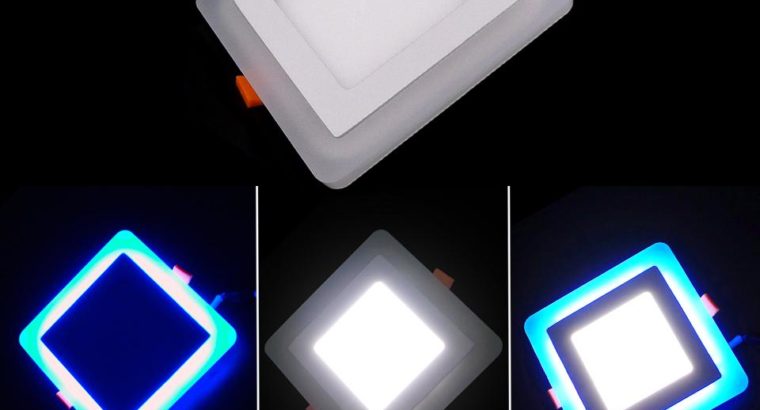 16 Watt LED Side Blue Square SUNK Panel Light Ceil