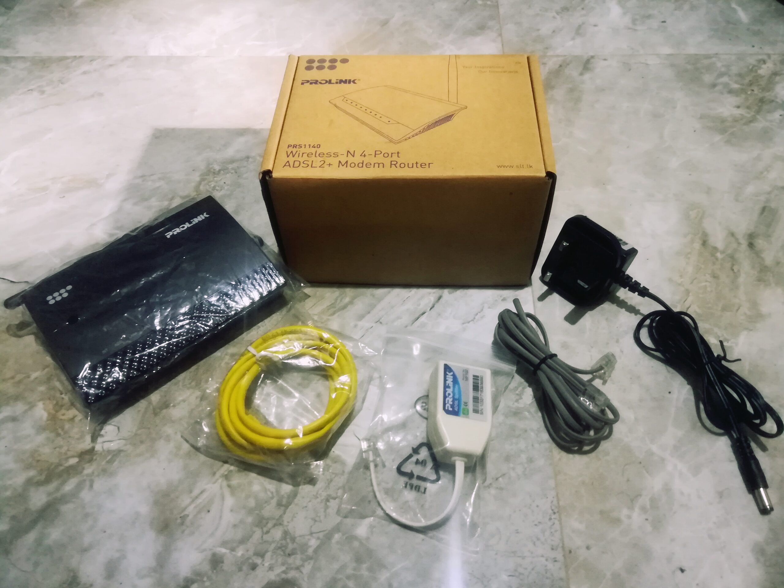 Prolink PRS1140 ADSL Modem Router ads.labetagamu.lk